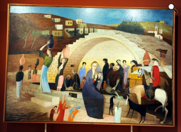 Csontváry Kosztka Tivadar, Mária kútja Názáretben, Pécs (MTI fotó)