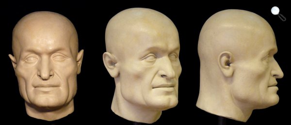 Janus Pannonius - Kustár Ágnes által készített arcrekonstrukció, 2009