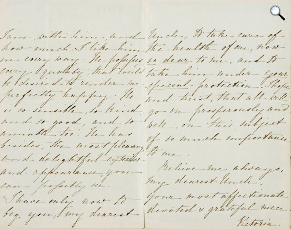 Viktória királynő levele