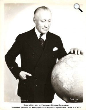Adolph Zukor, a Paramount Pictures filmvállalat alapítója, 1958 (Fotó: Pinterest)