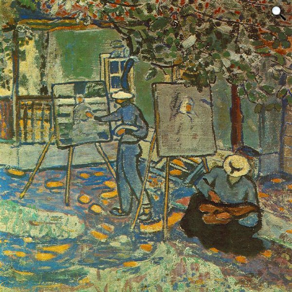 Czóbel Béla: Festők a szabadban, 1907