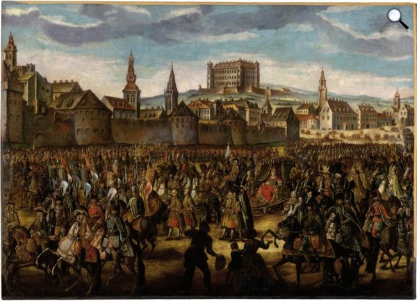 Az 1741-es koronázási menet Pozsonyban