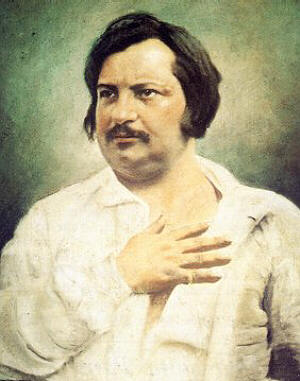 Honoré de Balzac, 1842 (Forrás: Wikipédia)