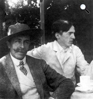 Ferenczy Károly és Ferenczy Béni 1910 körül