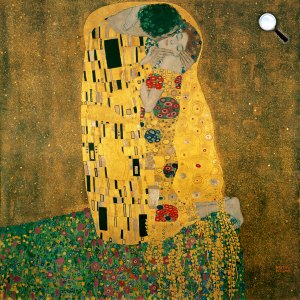 Gustav Klimt, A csók, 1907-1908