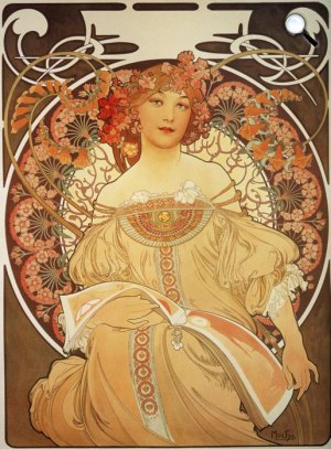 Alfons Mucha, Reverie, 1897