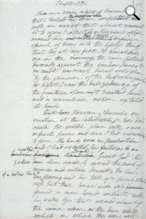 Mary Shelley, Frankenstein kézirat, 1816