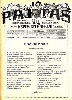 Benedek Elek, Jó pajtás, 1919