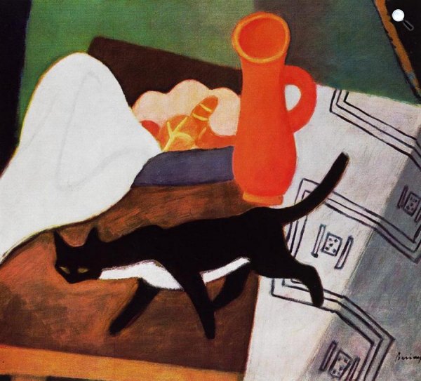 Berényi Róbert, Macska és csendélet, 1930