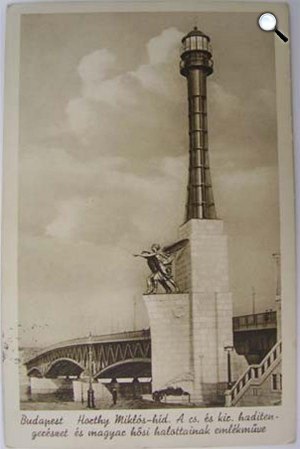 Horty Miklós híd (Petőfi híd), képeslap
