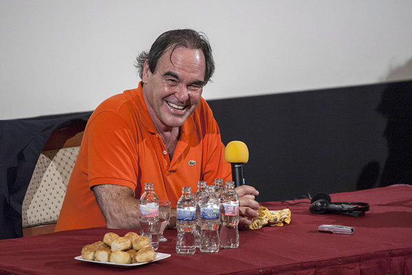 Oliver Stone (MTI Fotó: Valuska Gábor)