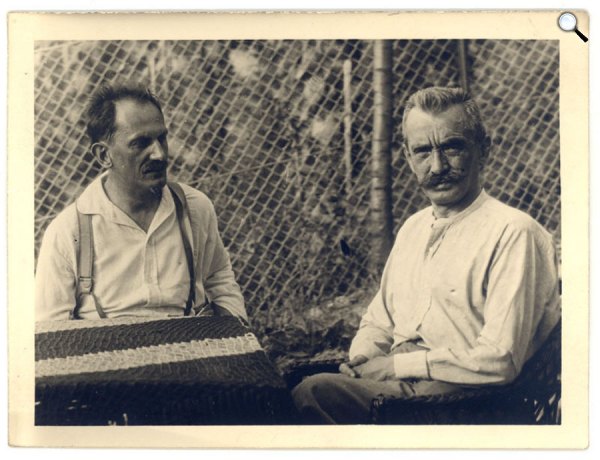 Babits Mihály és Schöpflin Aladár, 1936 (Fotó: Török Sophie, Forrás: MEK)