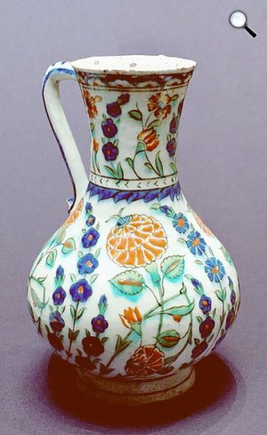 iznik kerámia, 1560–1570, Louvre