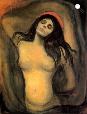Edvard Munch - Madonna (1894-1895).