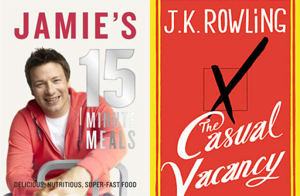 Jamie Oliver: 15-Minute Meals - J. K. Rowling: The Casual Vacancy