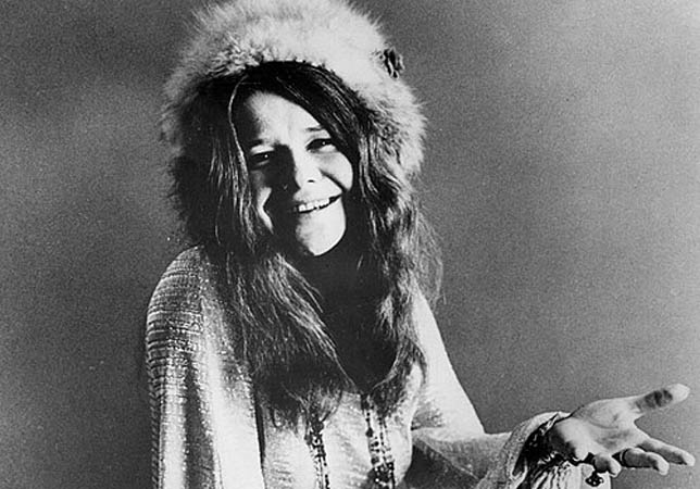 Janis Joplin (1943-1970) blues és rock énekesnő stúdióban, 1970 (Fotó: Wikimedia/ebay/Albert B. Grossman)