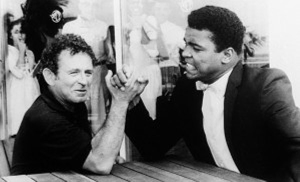 Norman Mailer és Muhammad Ali (Forrás: Normanmailersociety.org)