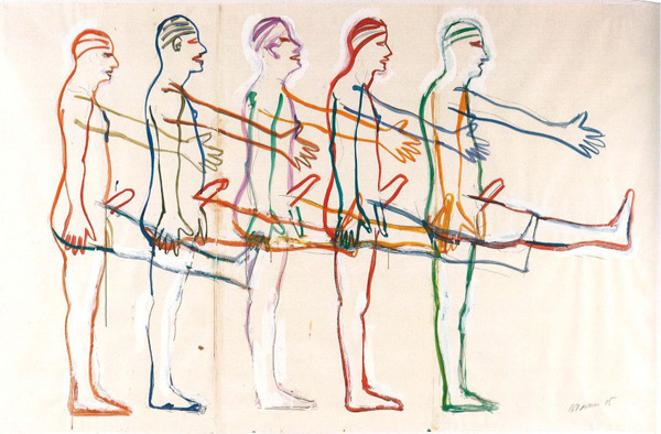 Meztelen férfiak 1800-tól napjainkig, Bruce Nauman, Leopold Museum