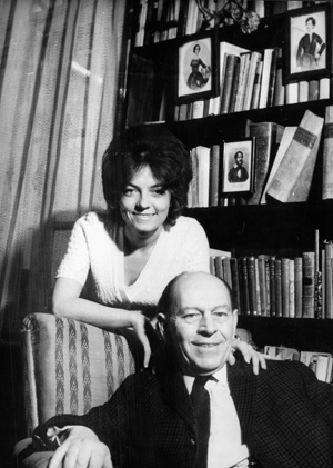 Örkény István és Radnóti Zsuzsa a 70 es évek elején (Forrás: Örkenyistvan.hu, Fotó: Szilvásy Z. Kálmán)