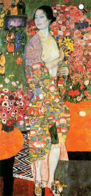 Gustav Klimt, A táncosnő (Ria Munk II) 1916 (Forrás: Klimt.com)