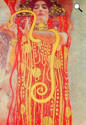 Gustav Klimt, Medicine, részlet (Forrás: Klimt.com)