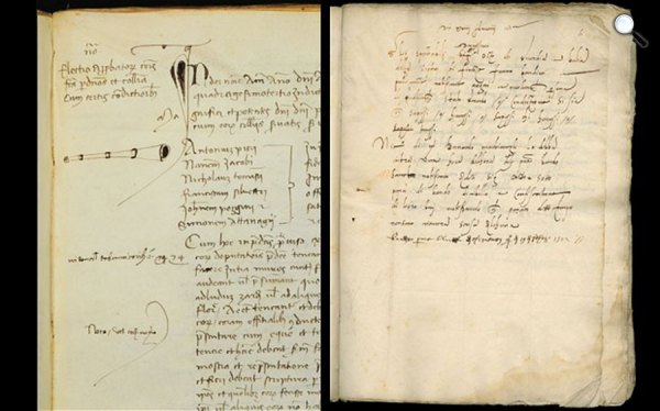 Niccolo Machiavelli köröző levele, 1513 (Forrás: University of Manchester)
