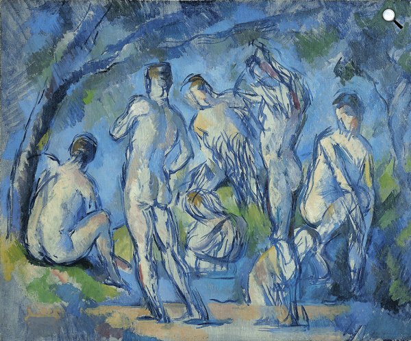 Paul Cézanne, Hét fürdőző, 1900 körül