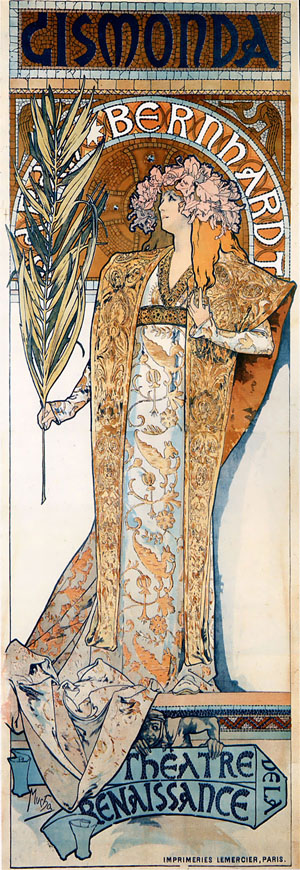Alfons Mucha: Gismonda, 1894