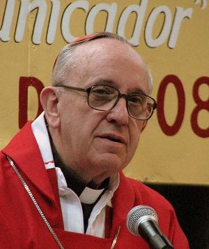 Jorge Mario Bergoglio, I. Ferenc (Forrás: Wikipédia)