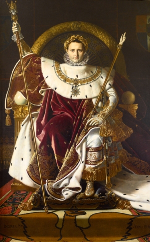 Jean Auguste Dominique Ingres: Napóleon a császári trónon, 1806