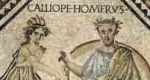 Homérosz és Calliope, római mozaik