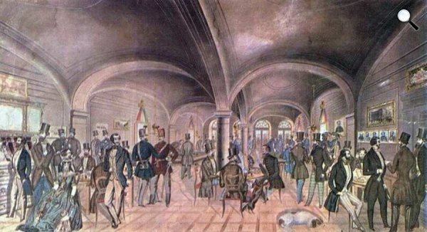 Pilvax kávéház, 1848 (Forrás: MEK)