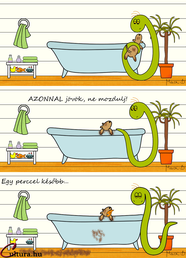 Kígyó a városban - Hogy is volt az aranyhal esete? (Rajzolta: Mucsi Boglárka)