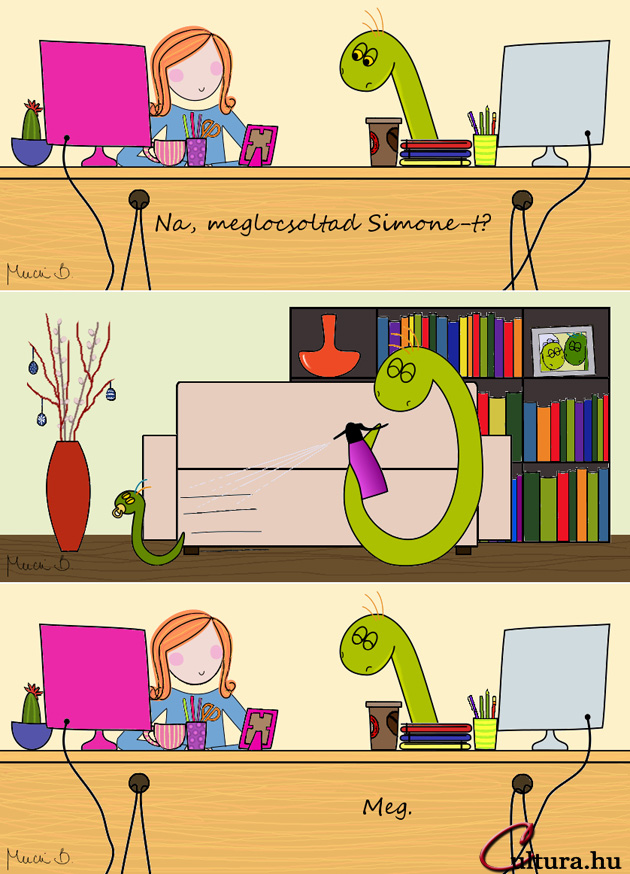 Kígyó a városban - Hiába menekülsz! (Illusztrálta: Mucsi Boglárka)