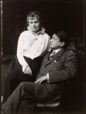 Székely Aladár: Ady Endre és Boncza Berta, 1910-es évek (Fotó: PIM)