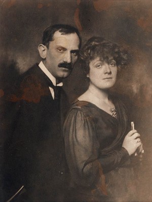 Babits Mihály és Tanner Ilona, 1921. (Fotó: Székely Aladár, OSZK)