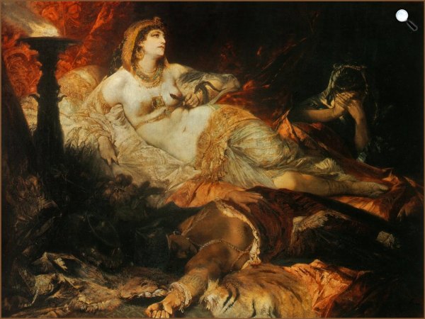 Hans Makart: Kleopátra halála, 1875-76