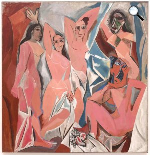 Pablo Picasso: Az avignoni kisasszonyok, 1906-1907