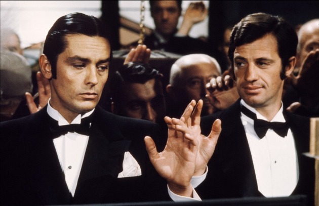 Borsalino -1970, Alain Delon és Jean-Paul Belmondo (Fotó: Wikimedia)