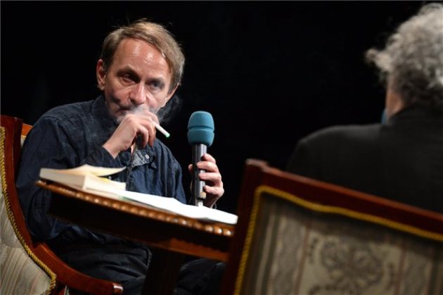Michel Houellebecq (MTI Fotó: Kovács Tamás)