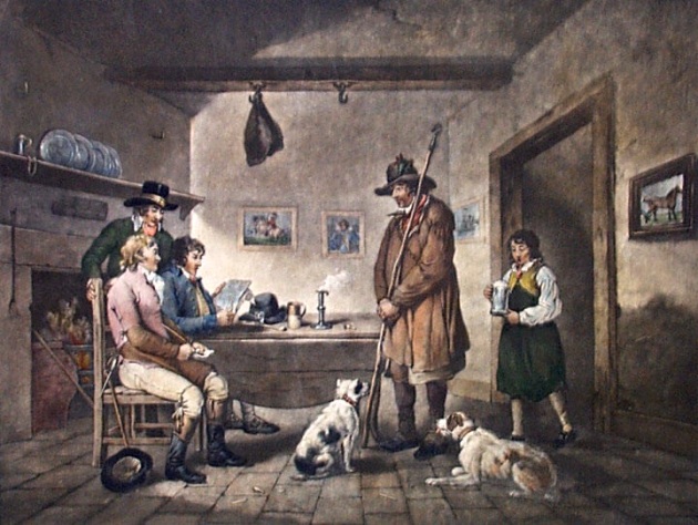 George Morland: Söröző politikusok