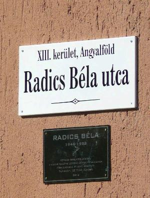 Radics Béla utca (Forrás: Facebook)