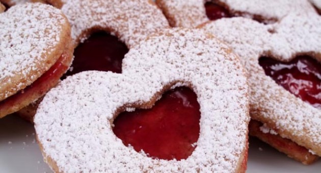 szívkoszorú, linzer szívkoszorú, linzer