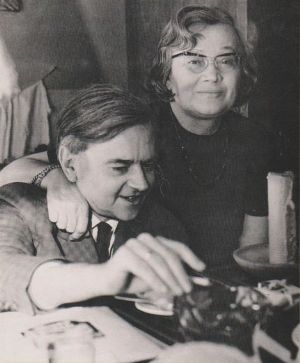 Weöres Sándor és Károlyi Amy  (Fotó: OSZK)
