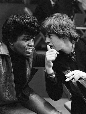 James Brown és Mick Jagger (Fotó: rollingstones.com)