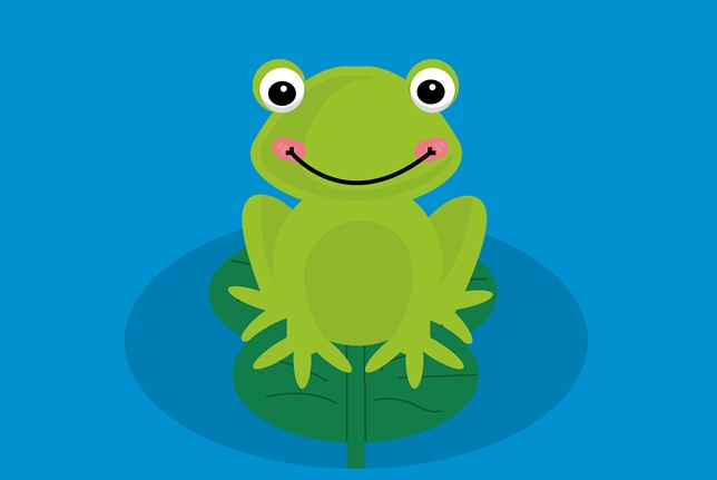 Béka illusztráció (Fotó: Pixabay/arigrafikstudio)