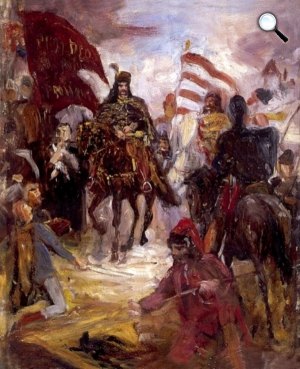 Greguss Imre: Rákóczi lovon, 1900