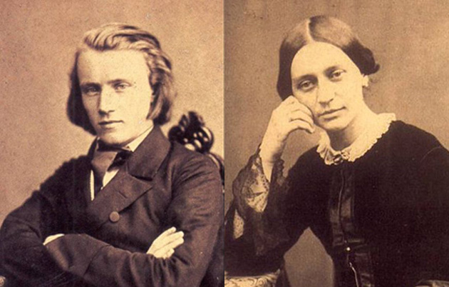 Johannes Brahms, Clara Schumann, 1853 (Fotók: Wikipédia)