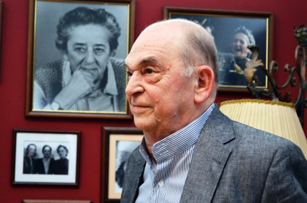 POSzT, Gobbi Hilda kiállítás megnyitóján Bodrogi Gyula (Forrás: POSzT, Fotó: Kálmándy Ferenc)