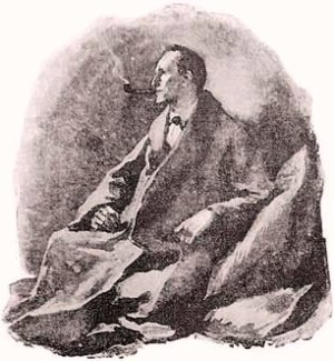 Sherlock Holmes A ferde szájú c. kötetben, 1891 (Forrás: Wikipédia)